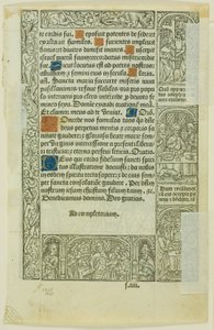 Death of Virgin, from Book of Hours by Philippe Pigouchet