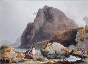 Llyn Ogween by Philippe de (after) Loutherbourg