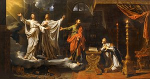 Apparition of Saint Gervais and Saint Protase to Saint Ambrose by Philippe de Champaigne