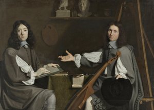 Double Portrait of Both Artists by Philippe de Champaigne