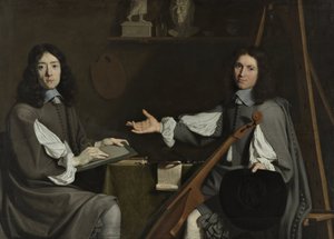 Double Portrait of Both Artists by Philippe de Champaigne