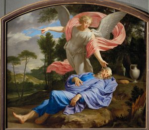 Elijah Asleep by Philippe de Champaigne