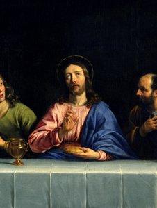 The Last Supper (La Petite Cene) (Detail) by Philippe de Champaigne