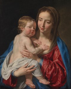 Mary with the Child by Philippe de Champaigne
