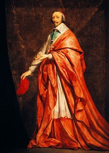 Portrait of Armand-Jean du Plessis by Philippe de Champaigne