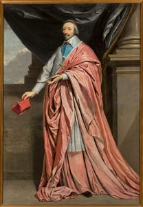 Portrait of Cardinal Richelieu by Philippe de Champaigne
