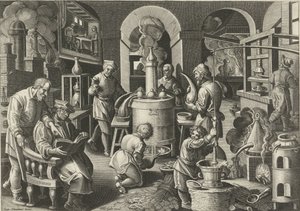 Distillation by Philips Galle (attributed to workshop of)