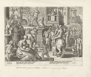 Beheading of James the Greater (Acts of the Apostles) by Philips Galle (possibly)