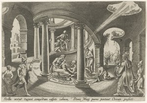 Adoration of the Kings The Days of Calamity of the Jewish People (series title) by Philips Galle