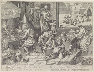 Alchemist by Philips Galle
