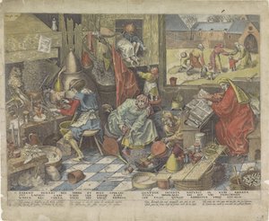 Alchemist by Philips Galle
