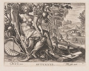 Autumn, from Four Seasons by Philips Galle