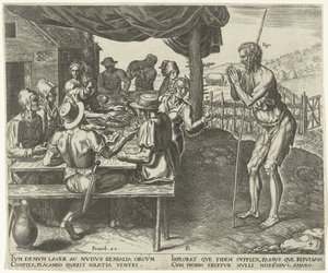 The Sloth May Not Eat After the Harvest by Philips Galle