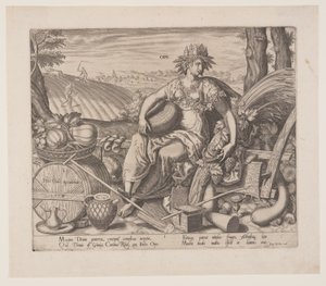 Ops, from The Occupations by Philips Galle