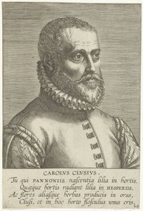 Portrait of Carolus Clusius by Philips Galle
