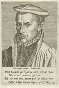 Portrait of Cornelius Gemma by Philips Galle