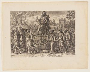 The Power of the King, from The Four Strongest Powers by Philips Galle