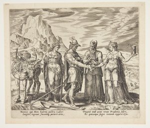 The Marriage of Labour and Diligence by Philips Galle