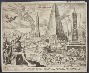 The Pyramids of Egypt by Philips Galle