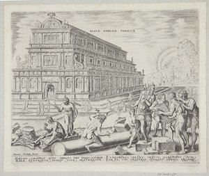 The Temple of Diana in Ephesus by Philips Galle