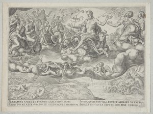 The Triumph of Christ or Eternity by Philips Galle
