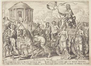 The Triumph of Chastity by Philips Galle
