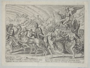 The Triumph of Time by Philips Galle