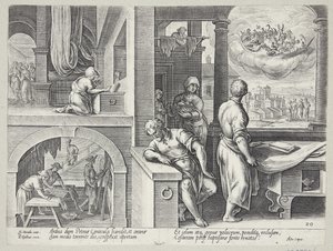The Vision of St. Peter by Philips Galle