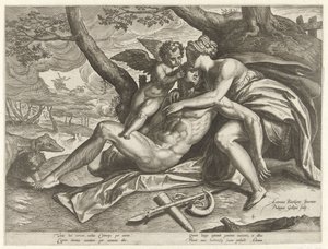 Venus Mourns the Death of Adonis