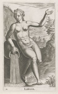 Water Nymph Largia by Philips Galle