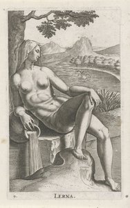 Water Nymph Lerna by Philips Galle