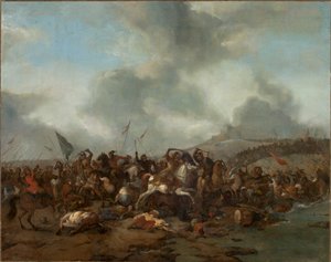 Battle by Philips Wouwerman