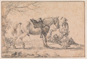 The Pissing Horse by Philips Wouwerman