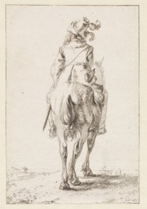 Rider on Horseback, Seen from Behind by Philips Wouwerman
