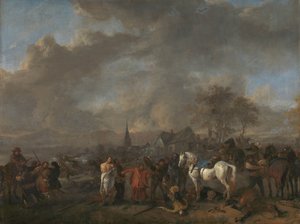 The Victory of the Peasants by Philips Wouwerman