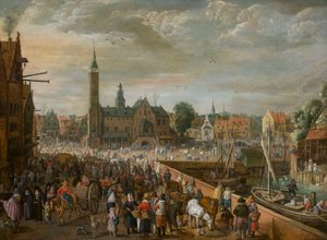 View of the Grote Markt in Lier