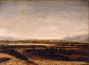 Flat Landscape with a View to Distant Hills by Phillips de Koninck