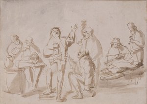 Peasants in a Tavern, c.1662