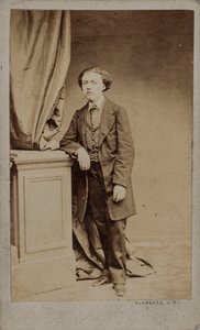 Portrait of the composer Louis Diémer, c. 1875 by Photo studio Alphonse and Cie.