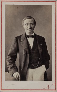 Portrait of the Composer Antoine Elwart, 1808-1877, ca 1860 by Photo studio Nadar.
