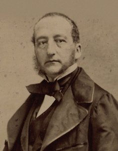 Portrait of the Pianist and Composer Sigismund Thalberg, ca. 1860 by Photo studio Nadar.