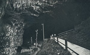 Peak Cavern, 1910 by Photochrom Co Ltd of London