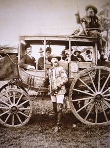 Buffalo Bill Cody and his Deadwood coach