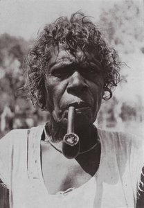 Dusky Lily smokes the Pipe of Peace by Photographer Australian
