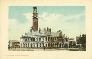 Fire Brigade Station, Melbourne, Victoria, Australia by Photographer Australian