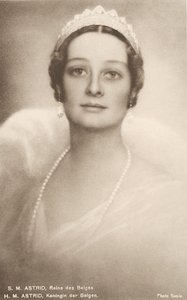 Astrid of Sweden, Queen of the Belgians, Consort of Leopold III of Belgium by Photographer Belgian