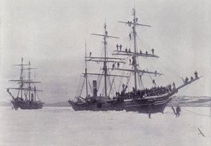 Canada: Sealing Steamers in the Ice by Photographer Canadian