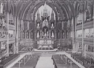 Interior Notre Dame Cathedral, Montreal