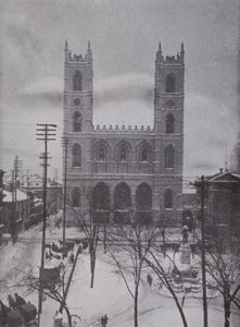 Notre Dame in Winter, Montreal by Photographer Canadian