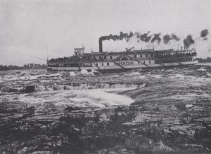 Shooting the Lachine Rapids, River St Lawrence